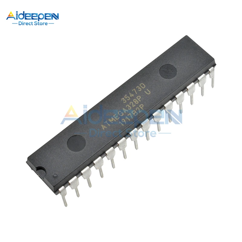 1 шт. оригинальный ATMEGA328 ATMEGA328p MEGA328 MEGA328p 328P ATMEGA328P-PU DIP-28 микроконтроллер IC чип для ARDUINO UNO R3