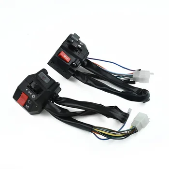 

ABS Handlebar Switch Accessories Replacement 1 Pair DC 12V Motorcycle Turn Signal Electrical