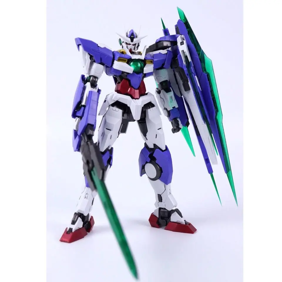 Gunpla 00qmb Mg 1/100 Japanese Robot Anime Mobile Suit Gundam Perfect Grade  Model Kit Plastic Toy Gift Gk - Action Figures - AliExpress