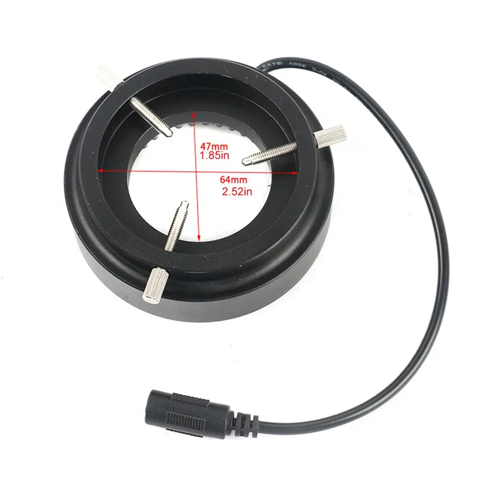 

64mm152 LED Lamp Bead Illumination Microscope Adjustable Light Source Adjustable Ring Light Split Type