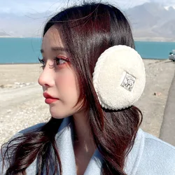 Winter Ear Muff Warm Female Riding Windproof Ear Bag Ear Cover Foldable Earmuffs Muffs Warmer Accessories Woman Apparel