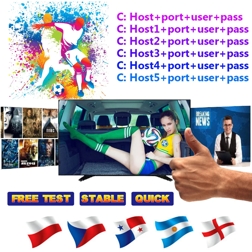 

CCCAM ESPA A Cline for 1 Year Europe 5 Clines Oscam Stable Cccam Server HD Ccam Spain Portugal Germany Poland Receptor Satellite