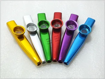 

Metal Kazoo Lightweight Portable For Beginner Flute Instrument Music Lovers Woodwind Instrument Simple Design