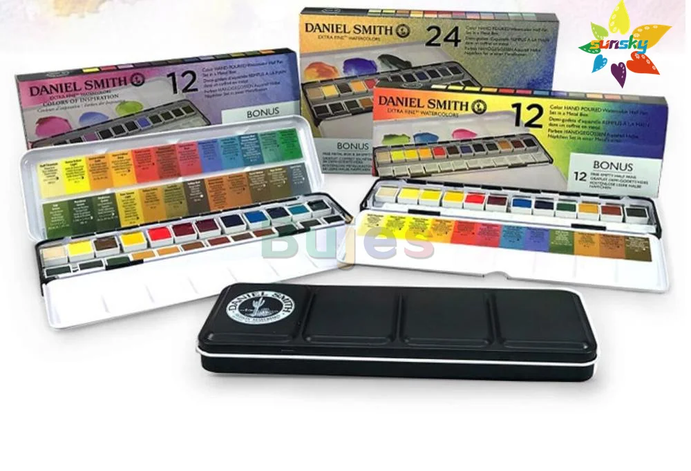 ダニエル・スミス透明水彩】ハーフパン小分け60色 【公式通販】