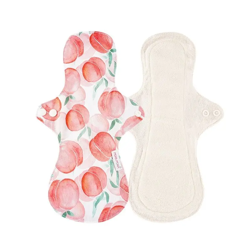

Happy Flute Color Series New Regular Bamboo Fiber Mother Breathable Cloth Sanitary Napkin Cycle Pad 1Piece