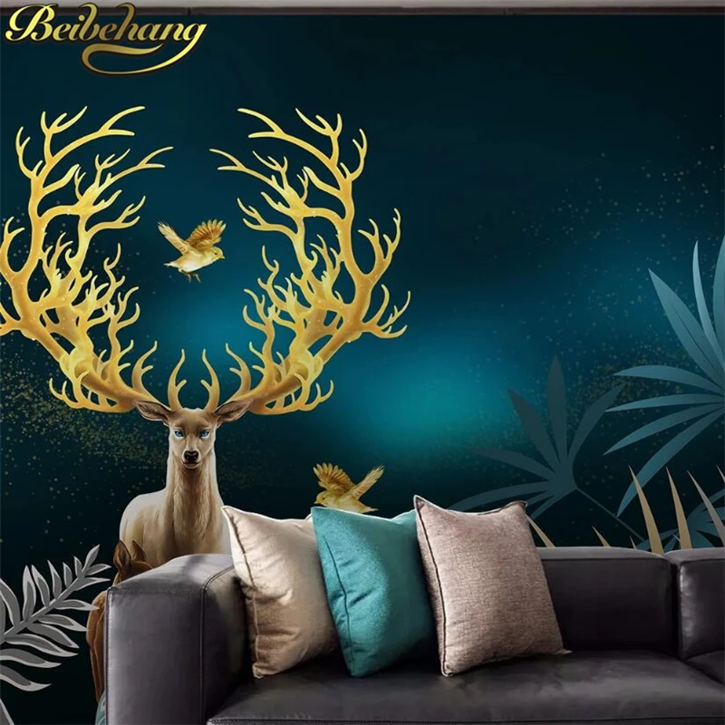 Фон для фотосъемки с изображением оленя розовые цветы современные рельефные