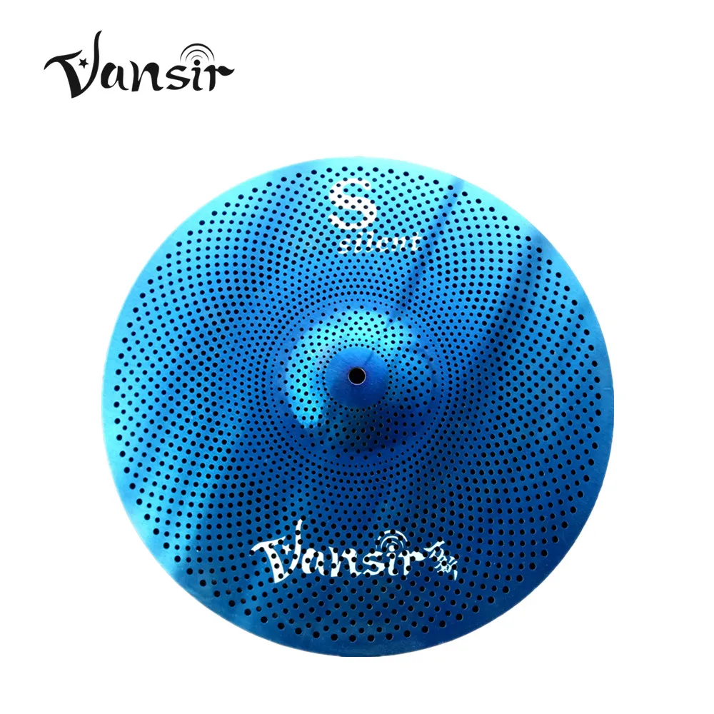 Vansir 20" Ride High Quality Mute Cymbals Practice Cymbals Percussion Musical Instrument Blue