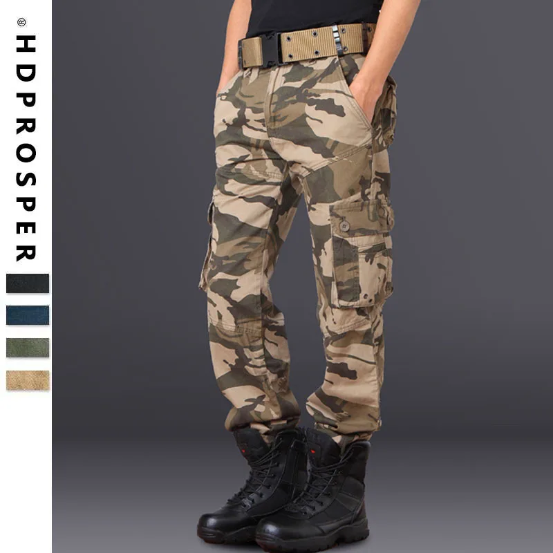 Красивые мужские весенние армейские зеленые модные брюки с шаговым швом для бега, лоскутные брюки, мужские легко стирающиеся большие камуфляжные брюки