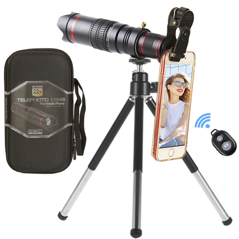 

Orsda 22X Telescope 4K Universal Smartphone Mobile HD External With Universal Clip Phone For Phone Camera Zoom Lens Telescop