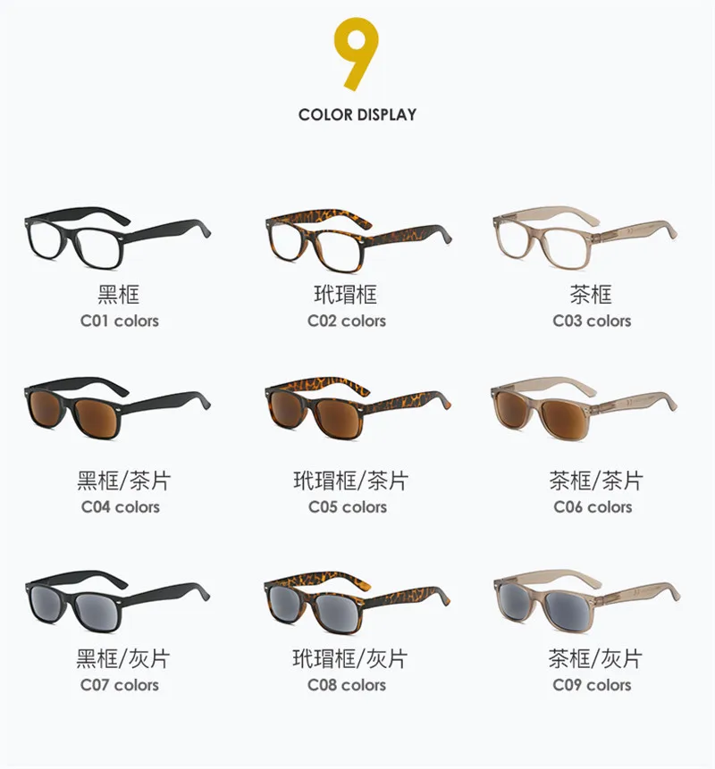 Ahora солнцезащитные очки с диоптриями для женщин и мужчин вождения пресбиопические очки при дальнозоркости+ 1,0+ 1,5+ 2,0+ 2,5+ 3,0