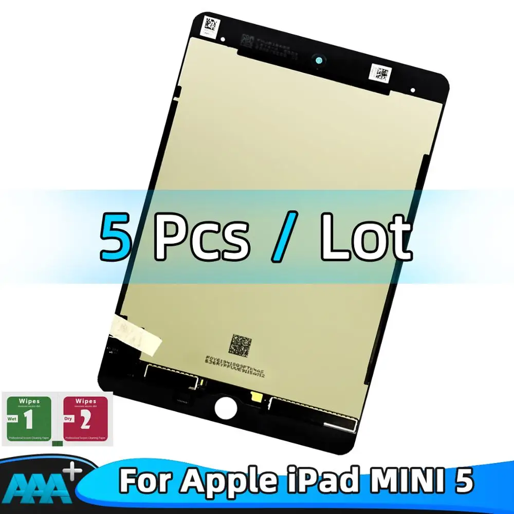 

5pcs 7.9" For iPad Mini 5 Mini5 2019 5th Gen A2124 A2126 A2133 New LCD Display Touch Screen Panel Assembly Replacement parts LCD