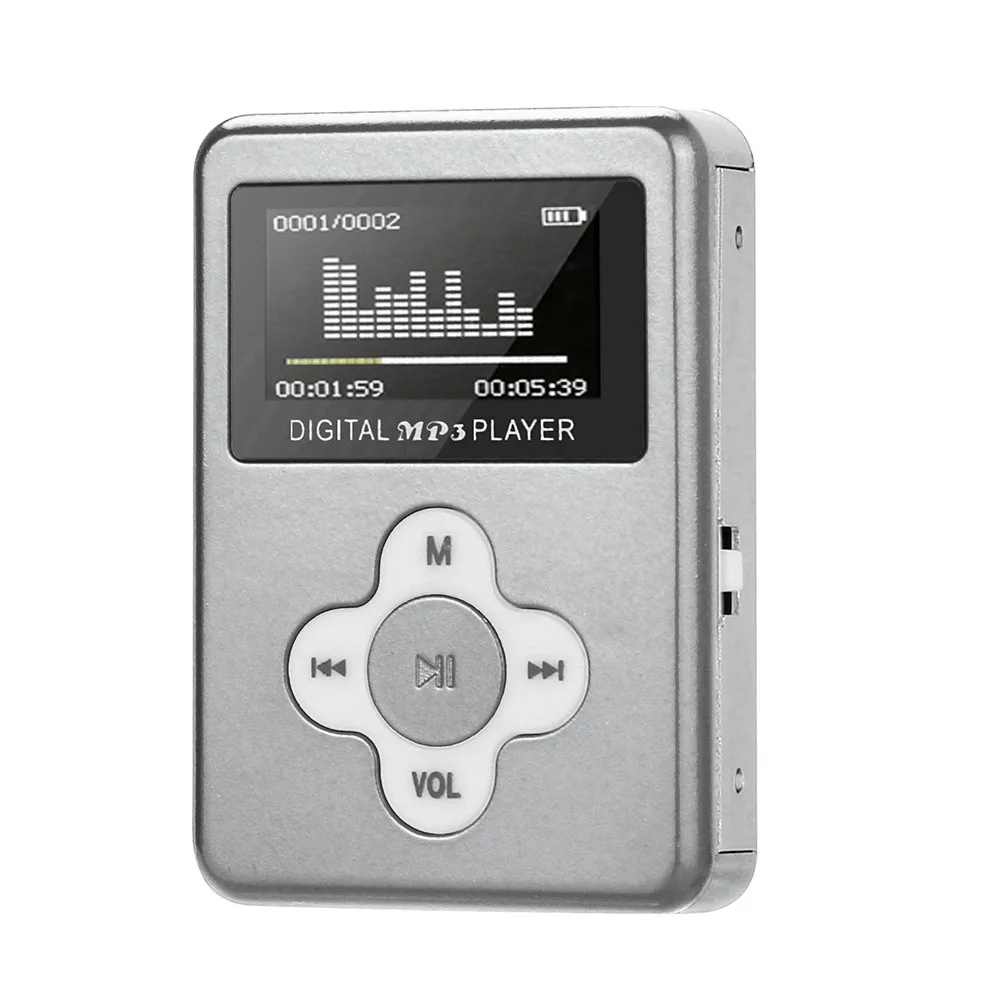 MP3 плеер мини музыкальный медиаплеер Портативный ЖК-экран USB Поддержка Micro SD TF карта Walkman Lettore 32 ГБ Micro SD TF карта