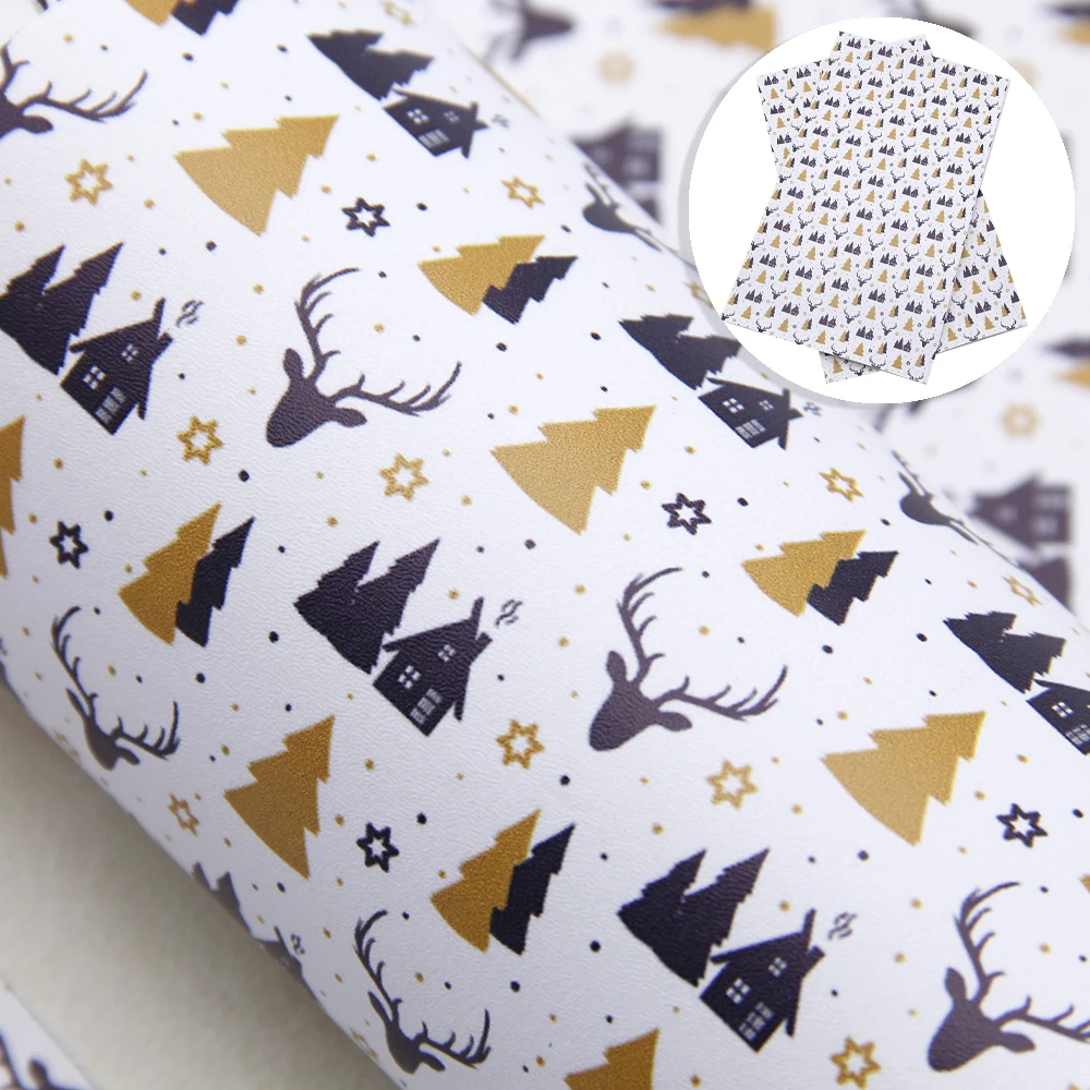 Новый чехол для телефона с рождественским оленем 20*33 см из искусственной кожи в