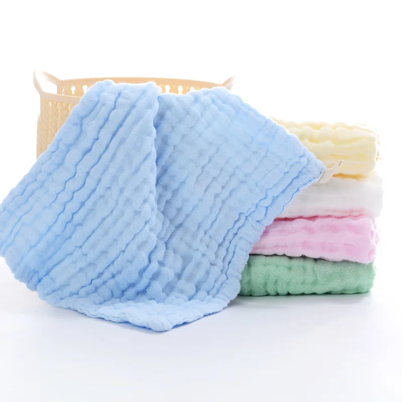 

Muslin 6 layers Cotton Soft Baby Towels Face Towel Handkerchief Bathing Feeding Face Washcloth Wipe hand towels hair towel