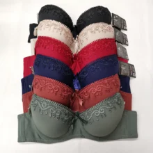

Women Underwear Sexy Lace Lingerie Push Up Gather Bra Intimate Female Underwire Brassiere Full Cup Comfortable Padded Bralette