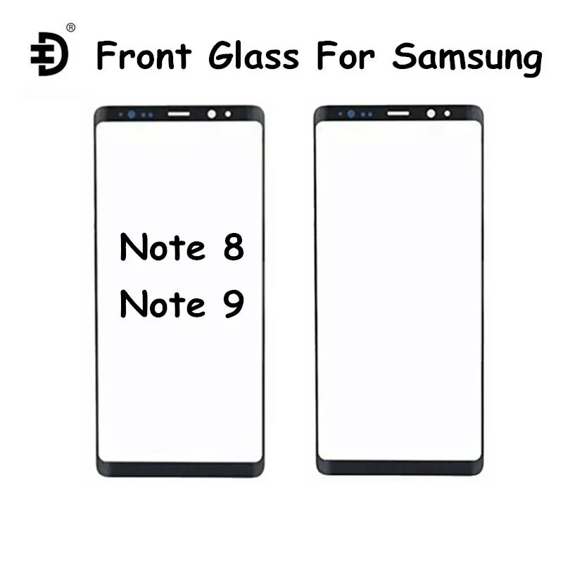 

1PCS AAA Quality Front Touch Glass For Samsung Galaxy Note 8 Front Outer Glass Lens For Samsung Note 9 Replacement Repair Parts