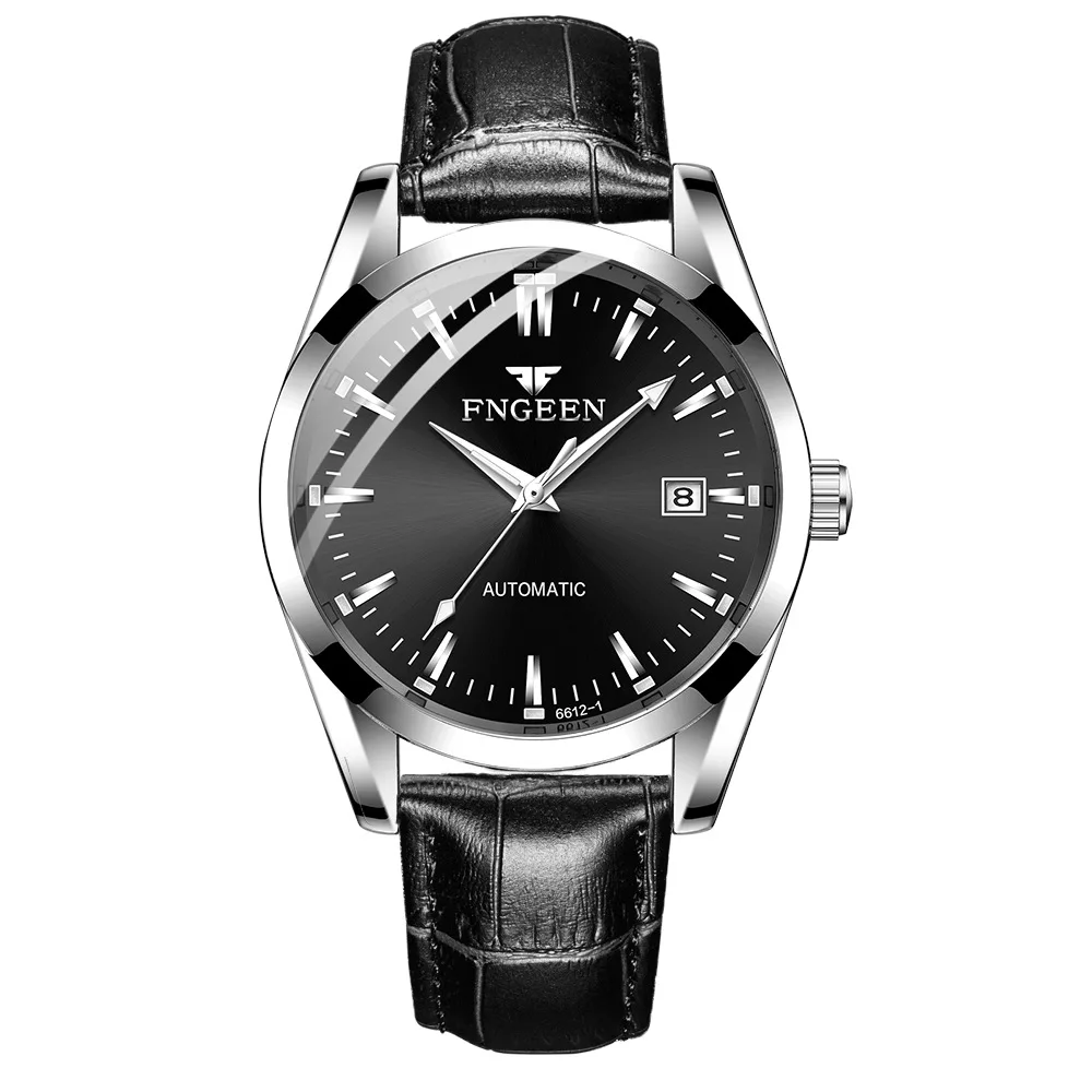 Nuovi orologi meccanici automatici con luce blu alla moda, orologi da uomo di lusso, orologi da polso casual con calendario, regali maschili_voghion.com