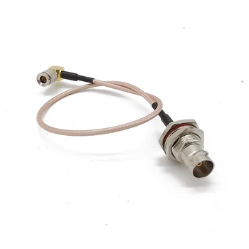 

BNC Female to DIN 1.0/2.3 Right Angle Mini BNC Male RG179 Pigtail cable HD SDI Transfer RF Video Signals Coax Cable HD-SDI 75Ohm