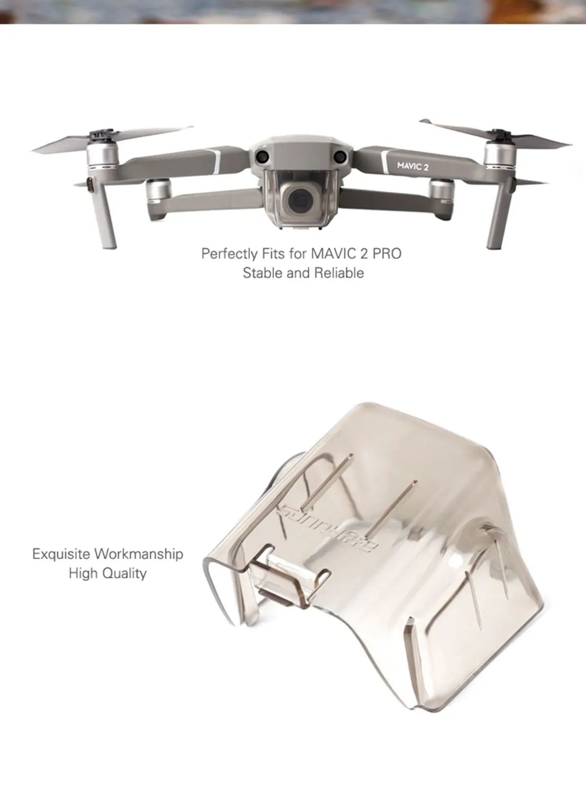 Карданный объектив камеры крышка для DJI Mavic 2 zoom Pro защитный держатель крышка транспортировочный протектор для MAVIC 2 Drone запасные части