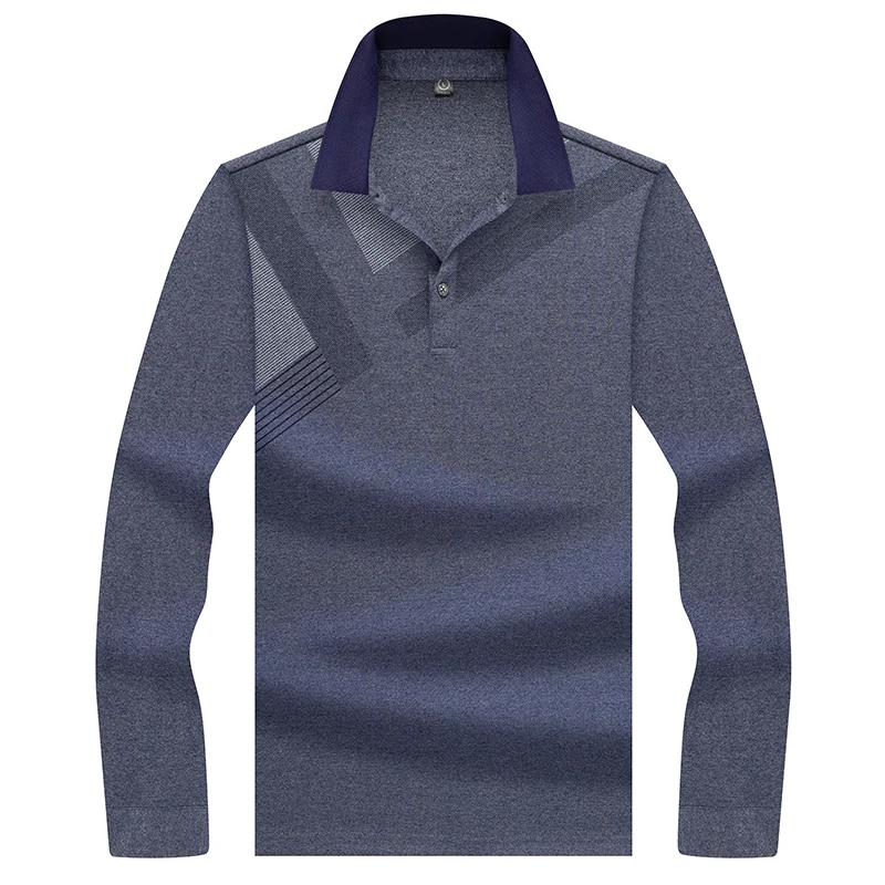 Брендовая мужская мода, Camisa, рубашки поло с длинным рукавом, мужская рубашка с воротником поло, дышащие мужские футболки, топы, одноцветные, на каждый день, не скатываются
