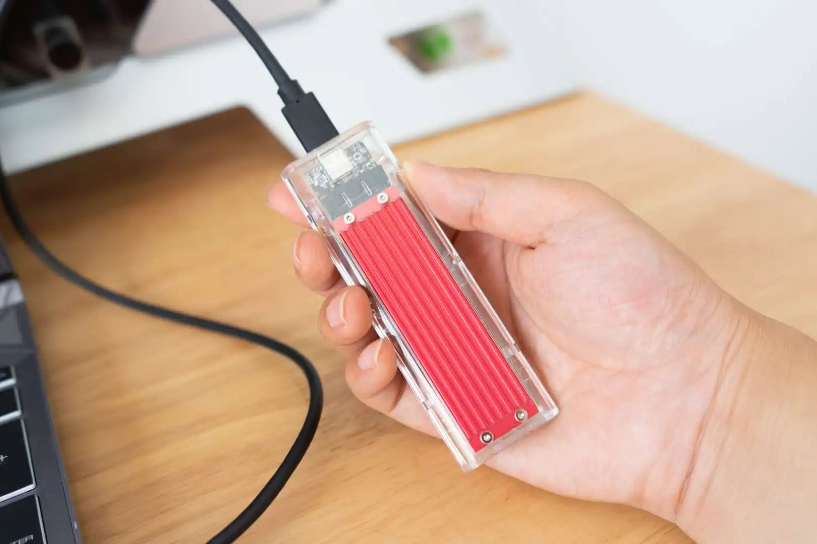 transparent pour disque dur vers usb clé