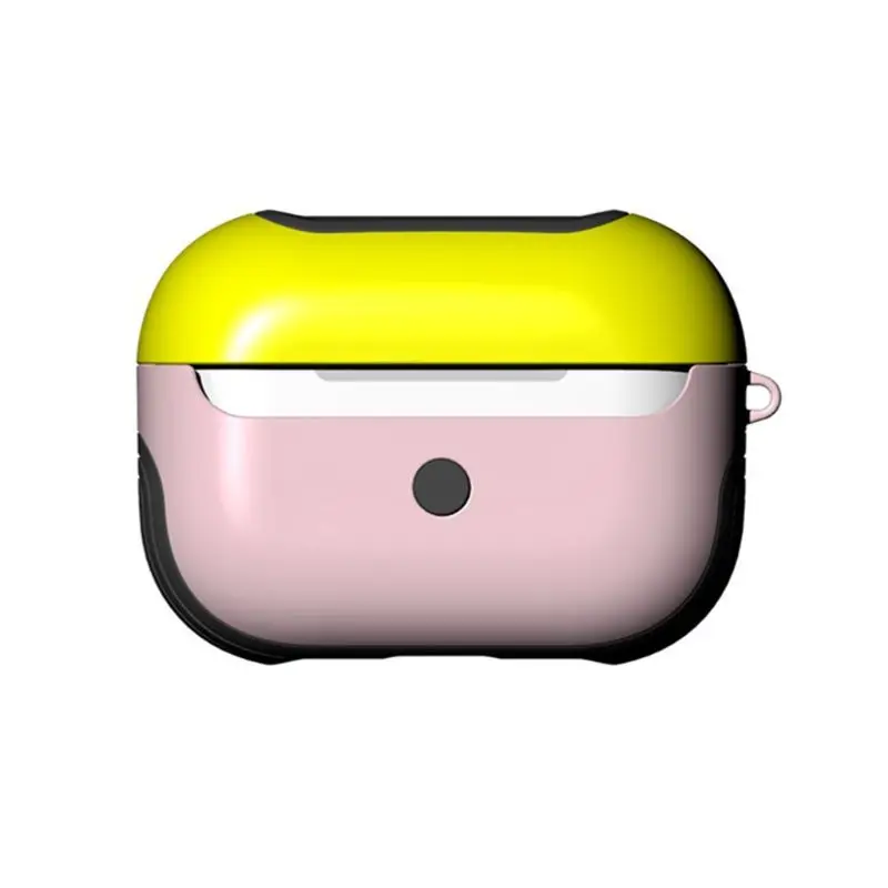 

For Apple Airpods Pro Silicone Case TPU+PC Cover TWS Bluetooth Earphone Cover for Apple Bluetooth Earphone Case