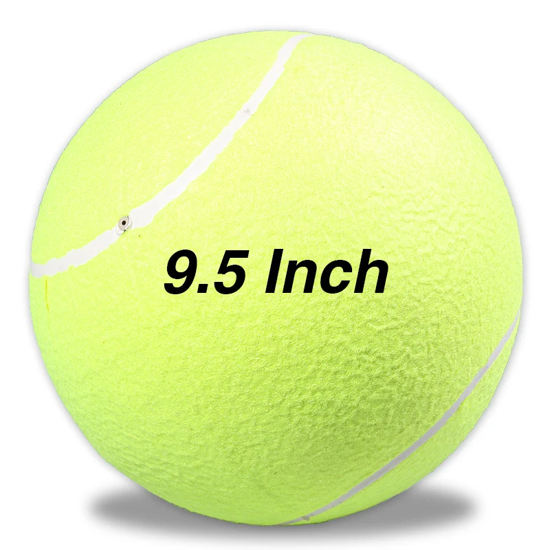 

Giant Big Size Tennis Ball Inflatable 24cm Funny Jumbo Tennis Balls Promotional Gift Pet Toy Dog Tennis Ball 6 /7/8/9.5 Inch