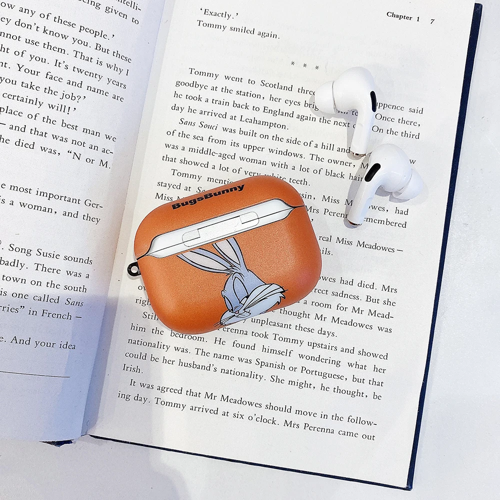 LinXiang Американский мультфильм кролик Жук Банни Bluetooth наушники Мягкий защитный чехол для Apple Airpods Pro