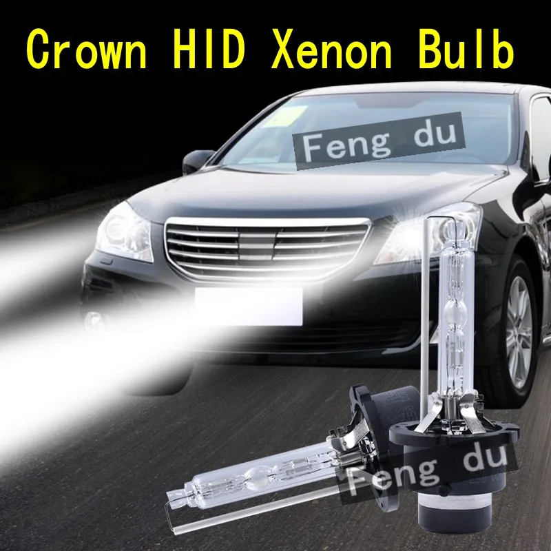 

2 шт. для 2005-2014 Toyota Crown 12 13-го поколения D2R D4S 6000K HID ксеноновая лампа для автомобильных фар ксеноновая лампа для фар ближнего света установка