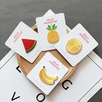 Buy AHYONNIEX 1PC Peach Apple Fruit Embroidery Patches for Bag Jeans Cherry Lemon Iron On Patches for Clothes Small Patch Online