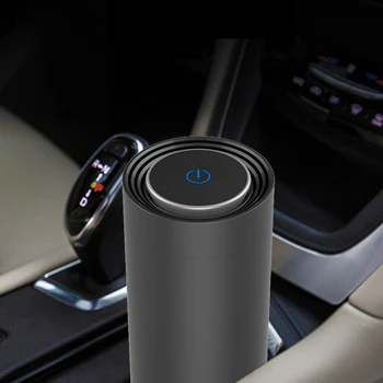 

Car Ambientador Coche Ionizador De Aire Air Purifier Freshener Cleaner Intelligent Display Temperature Humidity Humidificador