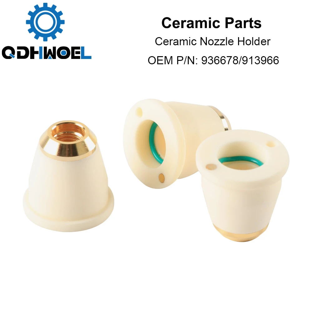 QDHWOEL Лазерная керамическая насадка держатель OEM PIN 936678/913966 для волоконной
