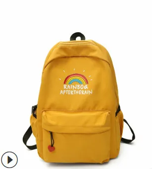 

New Fashion Kids Children Character Backpack Rucksack School Bag Personalised Star Pattern Zipper Kid Book Bags