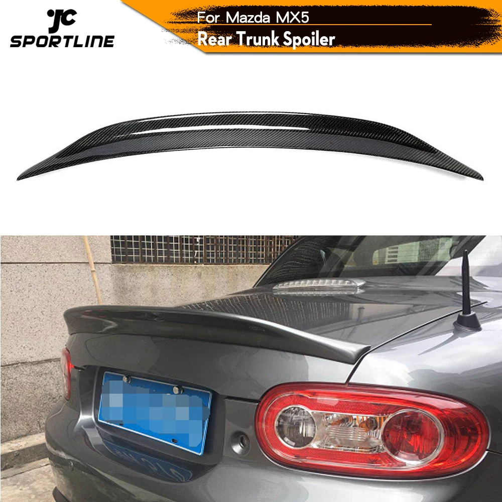 Задний спойлер для багажника крыла Mazda MX5 из углеродного волокна|Спойлеры и