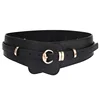 Fashion Lychee Needle Buckle Women Wide Belt Windbreaker Waist Ladies Wide Belt  cowhide Waist sealing Black khaki ► Photo 2/4