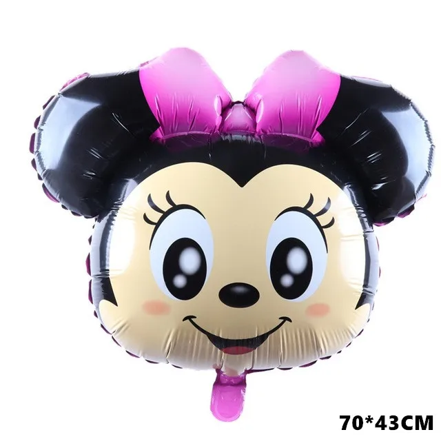 1pcs mini BINGTIAN 112 см шар Микки Минни Маус мультфильм алюминиевая фольга на день рождения шар ребенок день рождения украшение Классический - Цвет: 1pcs mini