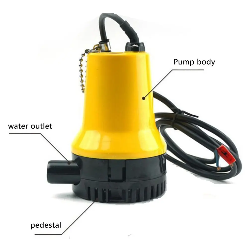 DC12V яхта Трюмный насос полив растительный сад Автомойка насос DC водяной насос