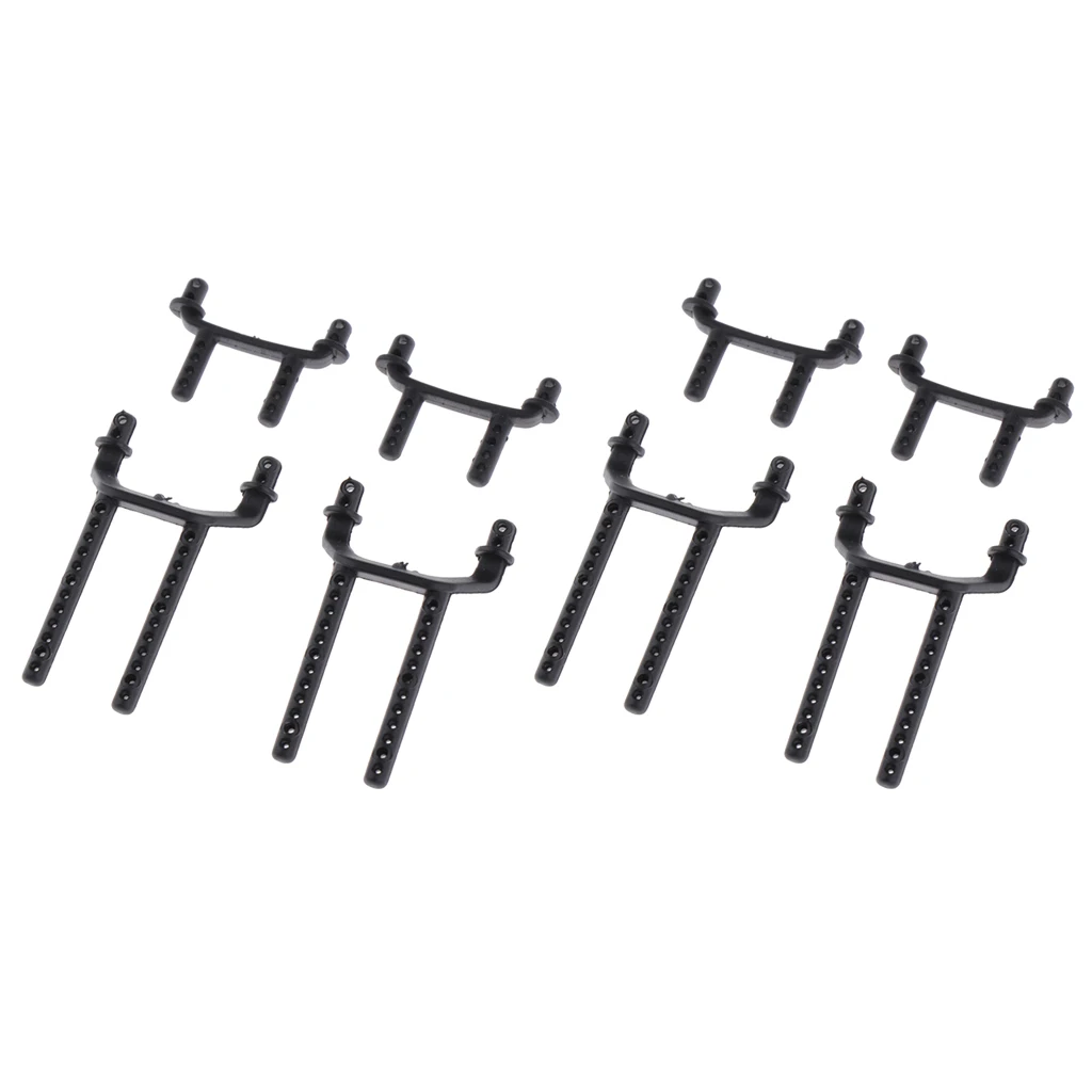 1/28 Front Rear Body Shell Mounts 8Pcs For Wltoys K989 RC Accessories Black