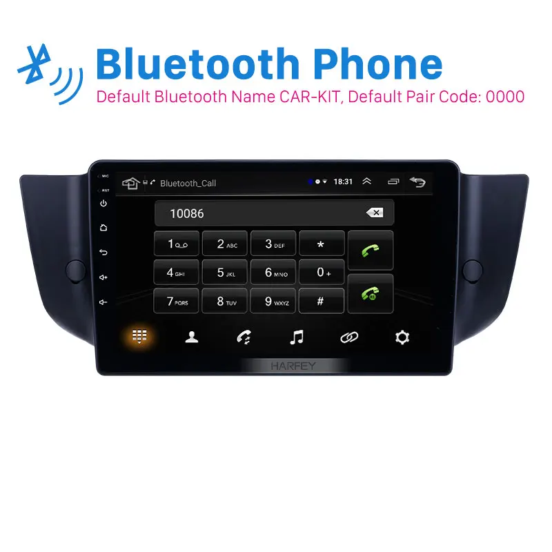 Harfey Автомобильный gps Android 9,1 радио " для MG6/2008- Roewe 500 2010 2011- с HD сенсорным экраном Поддержка Carplay камера заднего вида