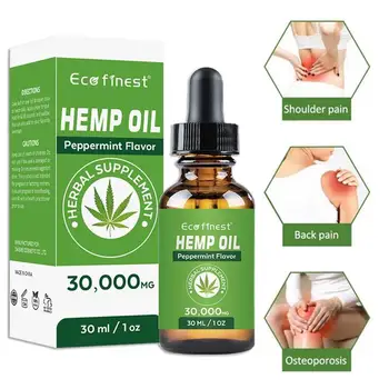 

Hemp seed oil Mint flavor Essential oil for shoulder and neck massage Body spa massage scraping plant essential oil
