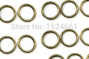 

4mm*0.7mm Bronze Tone Open Jump Rings 4mm Dia findings jump rings jewelry findings materials accessories