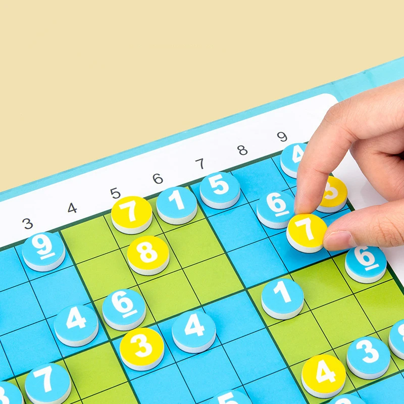 Креативная Магнитная книга Sudoku шахматы логика Обучающие Развивающие игрушки для