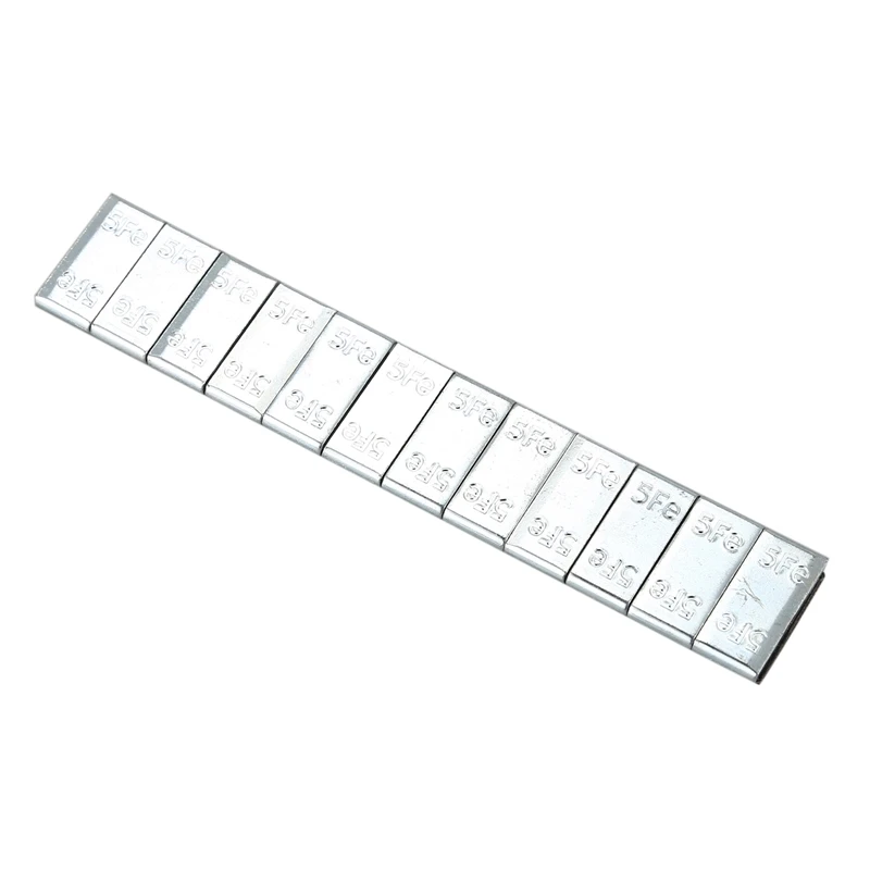 6 x Adhesives Wheel Balanced Weights Silver Strip 60g for car