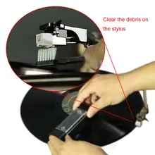 Высококачественное аудио очищающее устройство для пластинок щетка проигрыватель виниловых пластинок Чистящая Антистатическая записывающая щетка