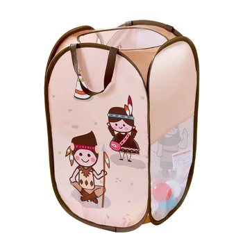 

Children's Toy Storage Basket Ocean Ball Pool Bobo Ball Baby Ocean Ball Large Capacity Debris Organizing Storage Tube