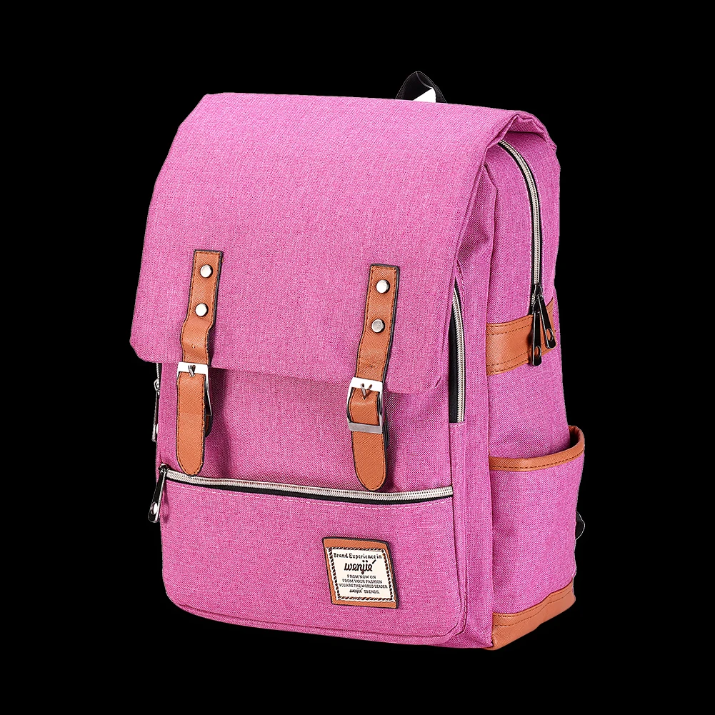 

Nylon Black Backpack Waterproof Women Men's Back Pack Laptop Male