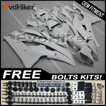

Custom motorcycle fairing for YZF-R6 2008-2016 ABS plastic motorcycle hull Injection mold white+Gifts