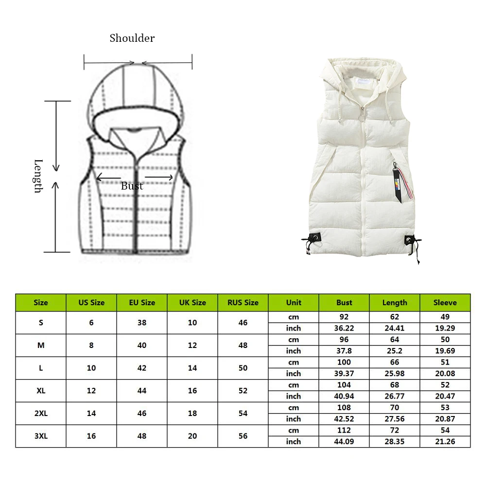 LOOZYKIT, женские жилеты размера плюс, зимняя куртка с карманами, новинка, пальто с капюшоном, теплый повседневный жилет с хлопковой подкладкой, женский модный тонкий жилет