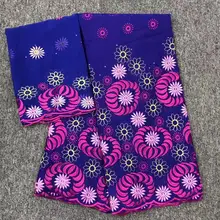 Швейцарская вуаль кружева в швейцарской хлопчатобумажной вышивкой Африканское швейцарское кружево ткань мягкая ткань из Дубая нигерийская Кружевная повязка на голову 5+ 2 ярдов