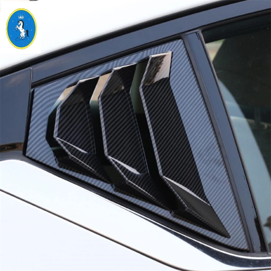 Yimaautotrim вентиляционные решетки заднего стекла Совок Защитная крышка Накладка подходит для Nissan Altima Teana авто аксессуары углеродное волокно ABS